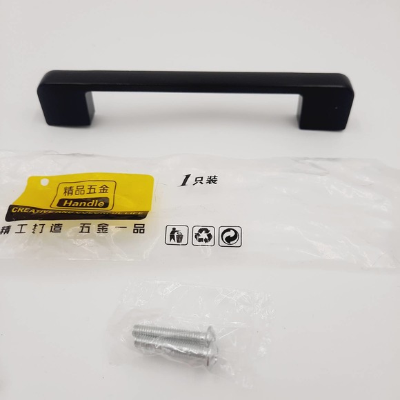 New HOUSUN Black 8 PCS Cabinet Drawer Dresser Pulls 7.9" L 7.6" Center to Center - Picture 2 of 9